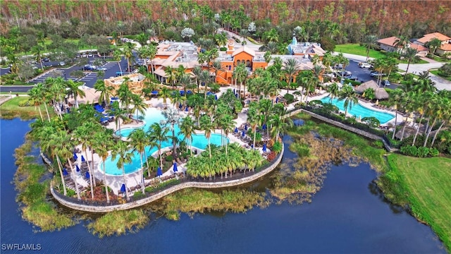 8342 Provencia Ct, Fort Myers, FL 33912 - view of property location with a pool area and a large body of water