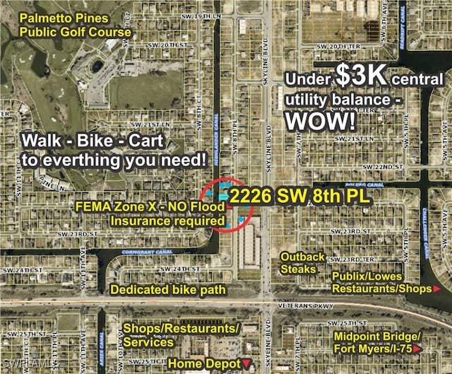 2226 SW 8th Pl, Cape Coral FL, 33991 land for sale