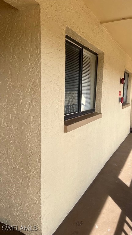 view of property exterior featuring stucco siding