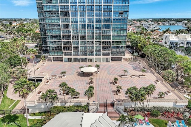 view of property featuring a water view