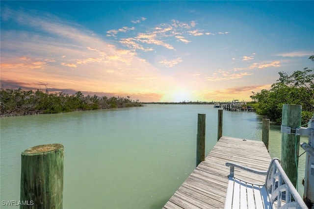 16891 Captiva Dr, Captiva, FL 33924 - dock area featuring a water view