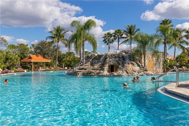 view of community pool