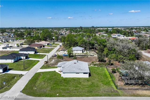 birds eye view of property featuring a residential view