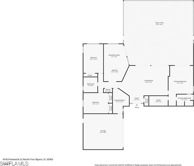 4145 Prestwick Ct, North Fort Myers, FL 33903 - view of layout