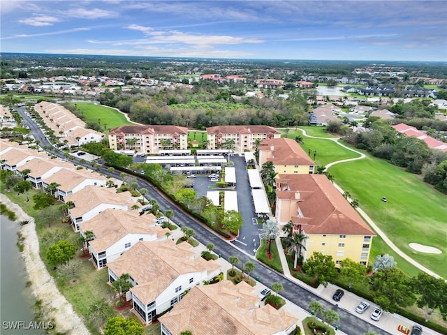 drone / aerial view featuring a residential view