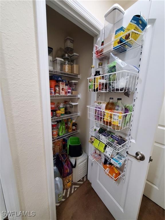 view of pantry