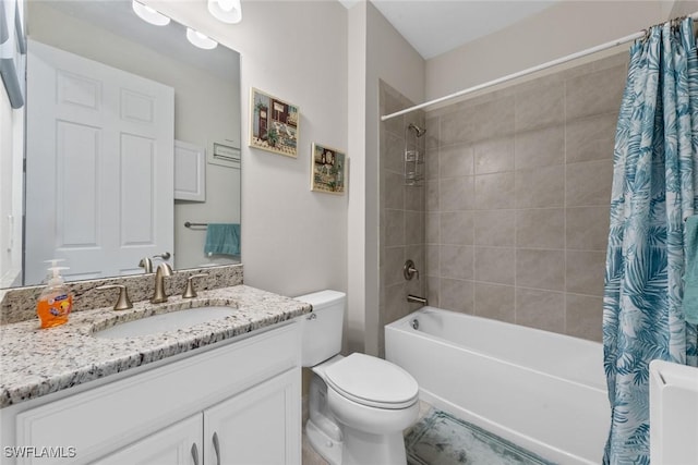 4178 Bloomfield St, Fort Myers, FL 33916 - full bath featuring shower / tub combo, vanity, and toilet
