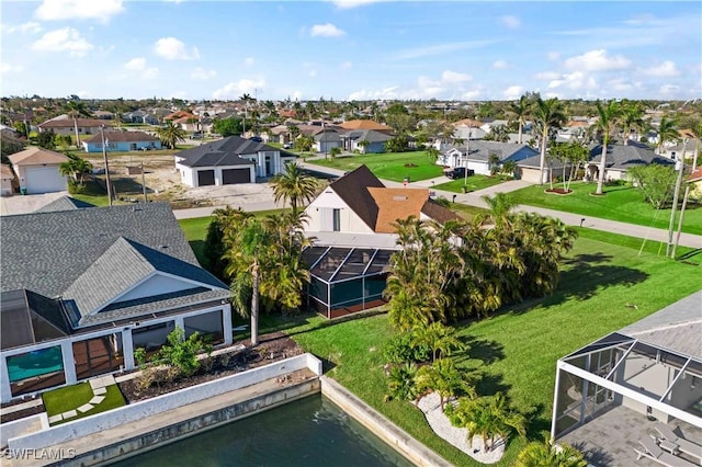 bird's eye view featuring a residential view