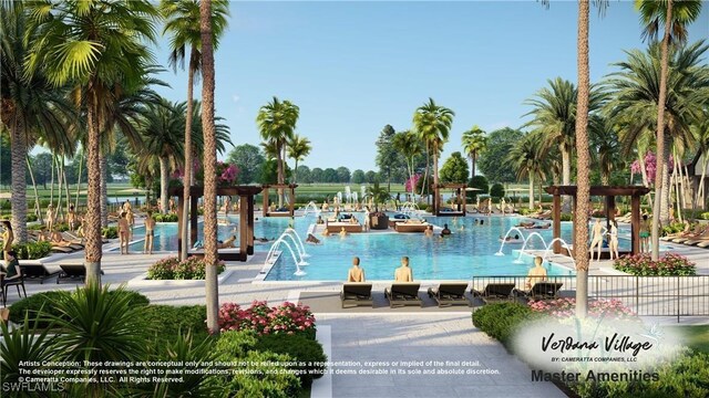 18372 Ridgeline Dr, Estero, FL 33928 - view of swimming pool