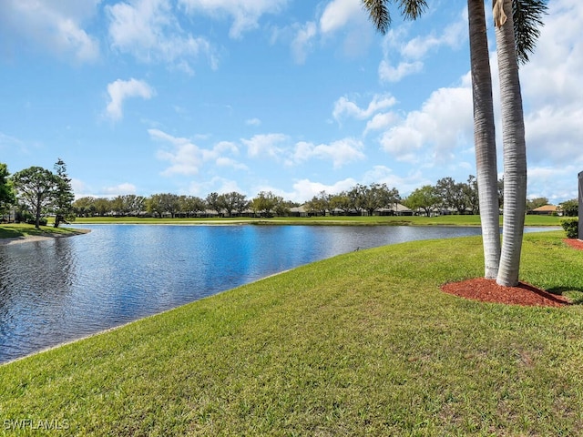 view of water feature