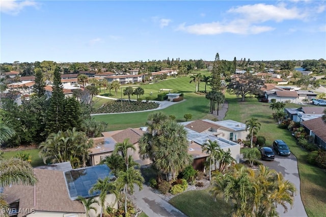 drone / aerial view featuring a residential view