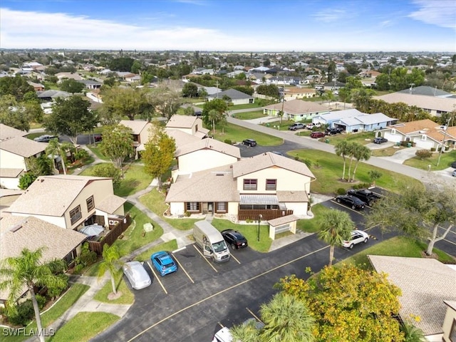 bird's eye view featuring a residential view