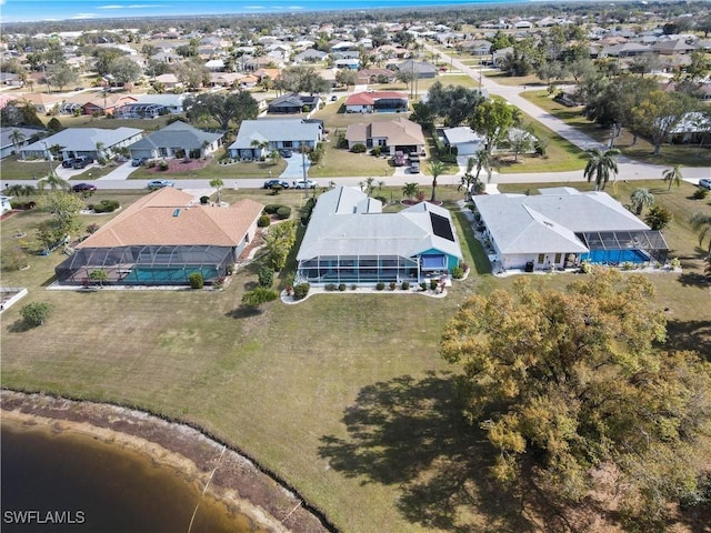 birds eye view of property featuring a residential view