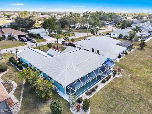 birds eye view of property featuring a residential view