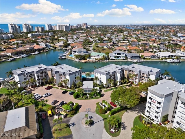 880 Huron Ct Unit 107, Marco Island, FL 34145 - bird's eye view of a large body of water