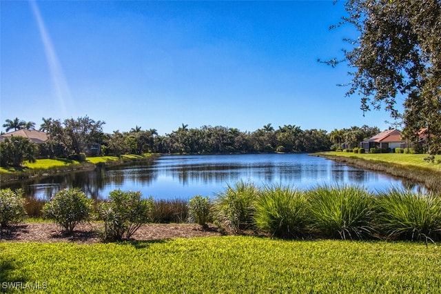 property view of water