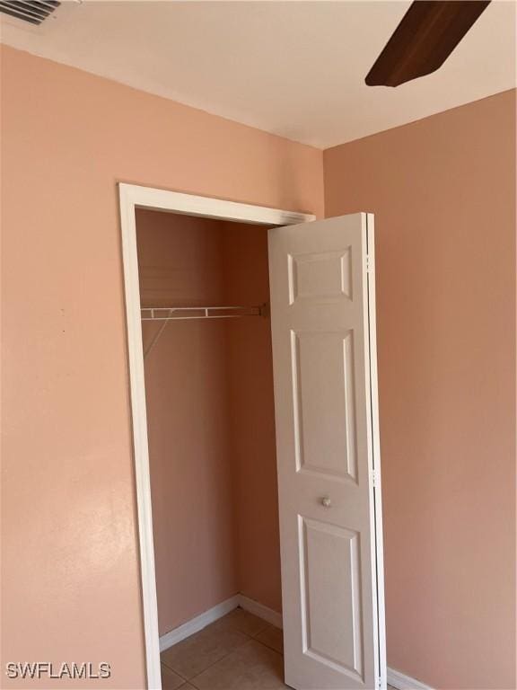 closet with visible vents