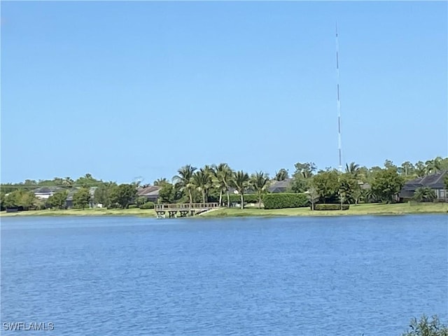 view of water feature