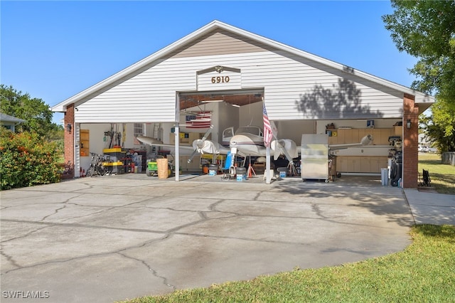 view of outbuilding