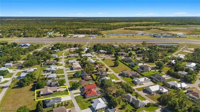 bird's eye view featuring a residential view