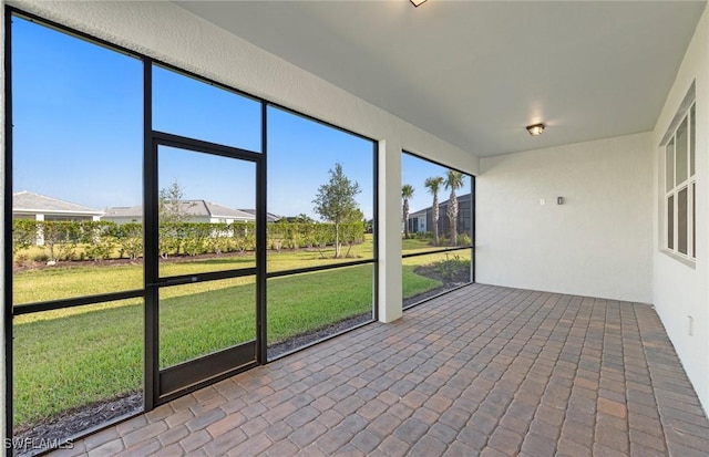 17333 Leaning Oak Trl, North Fort Myers, FL 33917 - view of unfurnished sunroom