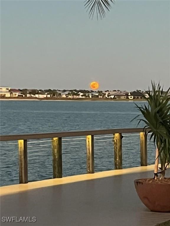 view of water feature