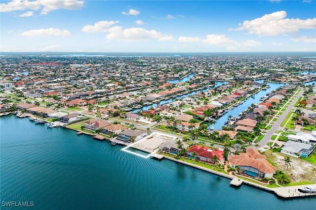 372 Lamplighter Dr, Marco Island, FL 34145 - aerial view of residential area featuring a large body of water
