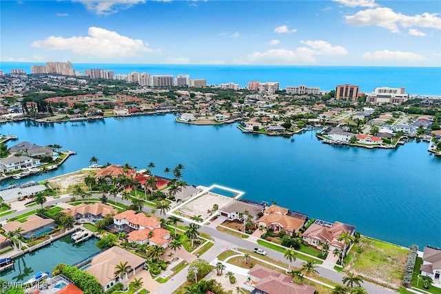 372 Lamplighter Dr, Marco Island, FL 34145 - view of urban area with a large body of water and nearby suburban area