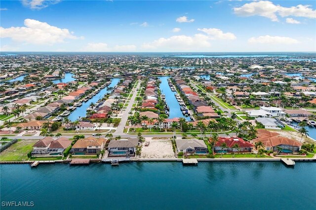 372 Lamplighter Dr, Marco Island, FL 34145 - aerial perspective of suburban area with a large body of water