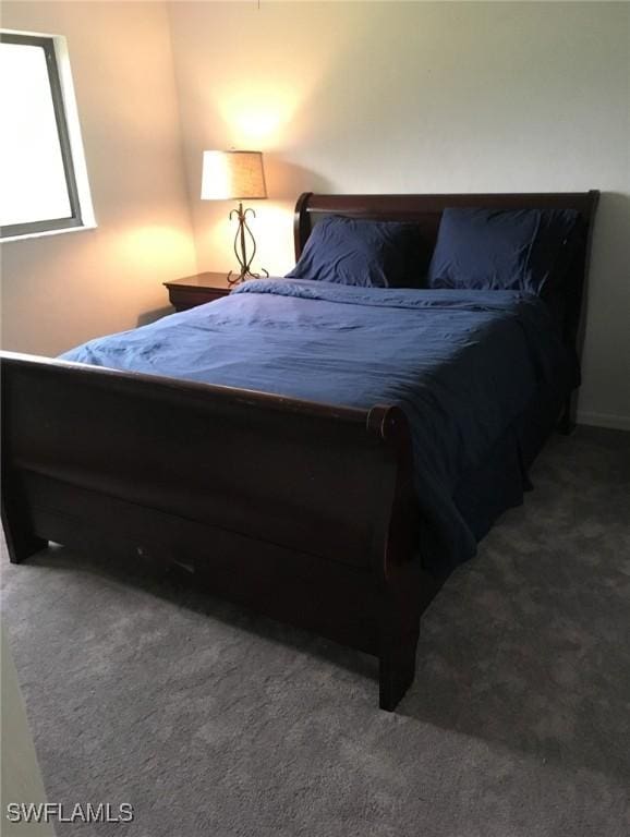 bedroom featuring carpet flooring