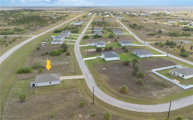 birds eye view of property featuring a residential view