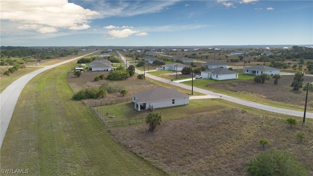 drone / aerial view featuring a residential view