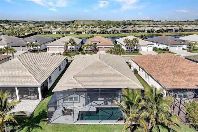 birds eye view of property featuring a residential view