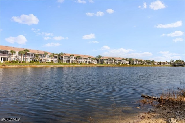 water view with a residential view