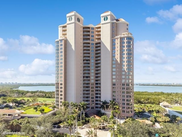 view of property featuring a water view