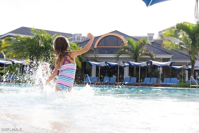 view of pool