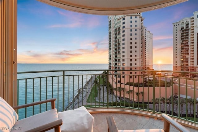 980 Cape Marco Dr Unit 805, Marco Island, FL 34145 - balcony with a water view