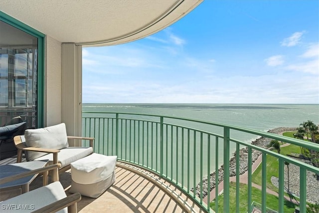 980 Cape Marco Dr Unit 805, Marco Island, FL 34145 - balcony featuring a water view