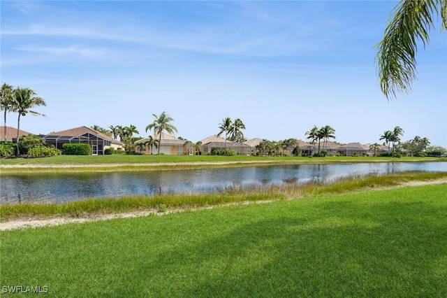 water view featuring a residential view