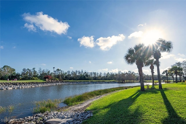 property view of water