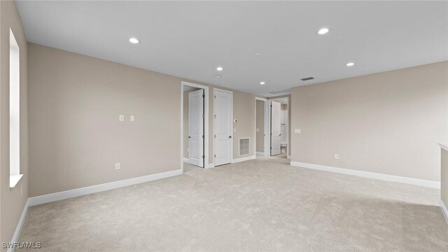4568 Centaurus Cir, Naples, FL 34120 - unfurnished room with light carpet, recessed lighting, and baseboards