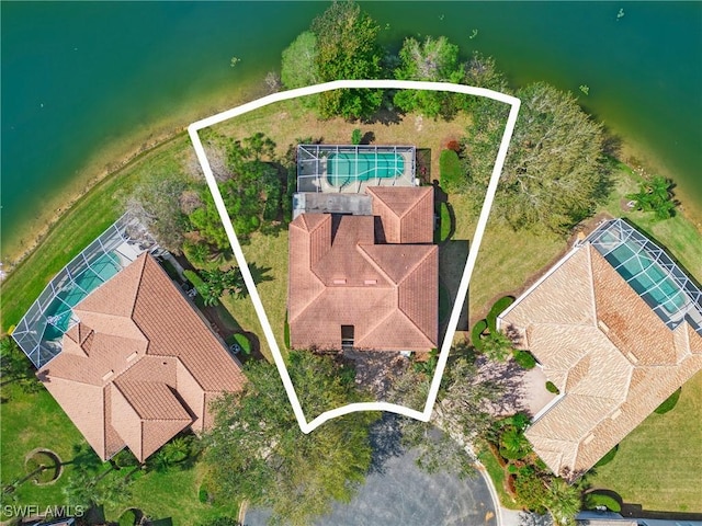 3991 Kirk Ct, Naples, FL 34116 - aerial view of property's location featuring property parcel outlined