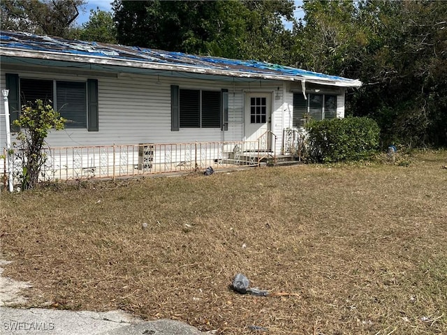 view of ranch-style house