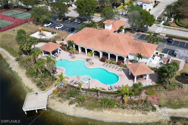 aerial view