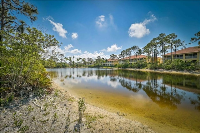 property view of water