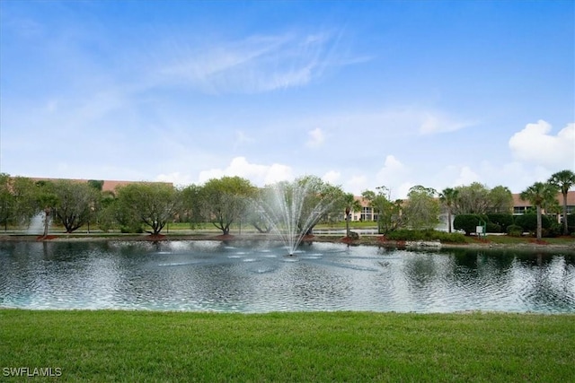 view of water feature