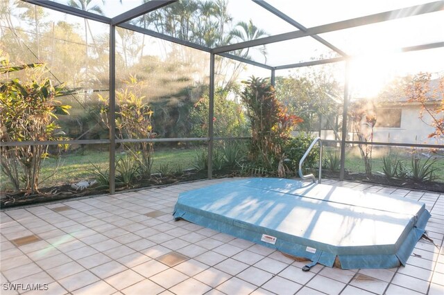 exterior space featuring a patio area and a lanai