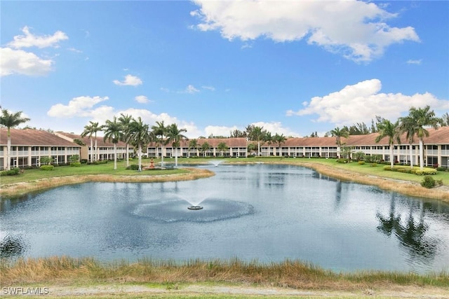 water view featuring a residential view