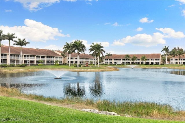 water view featuring a residential view