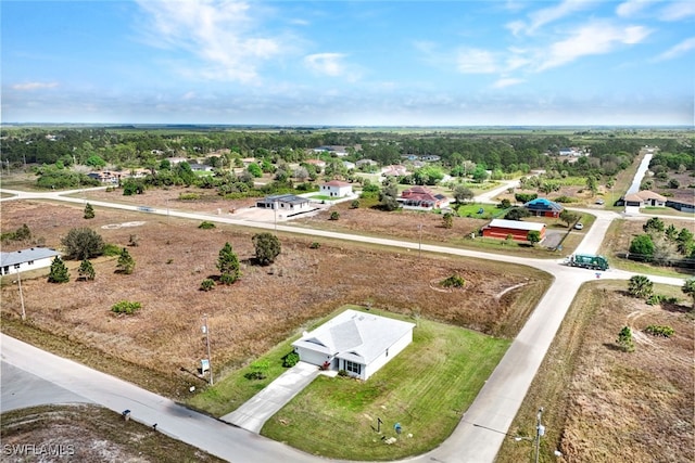 bird's eye view featuring a residential view